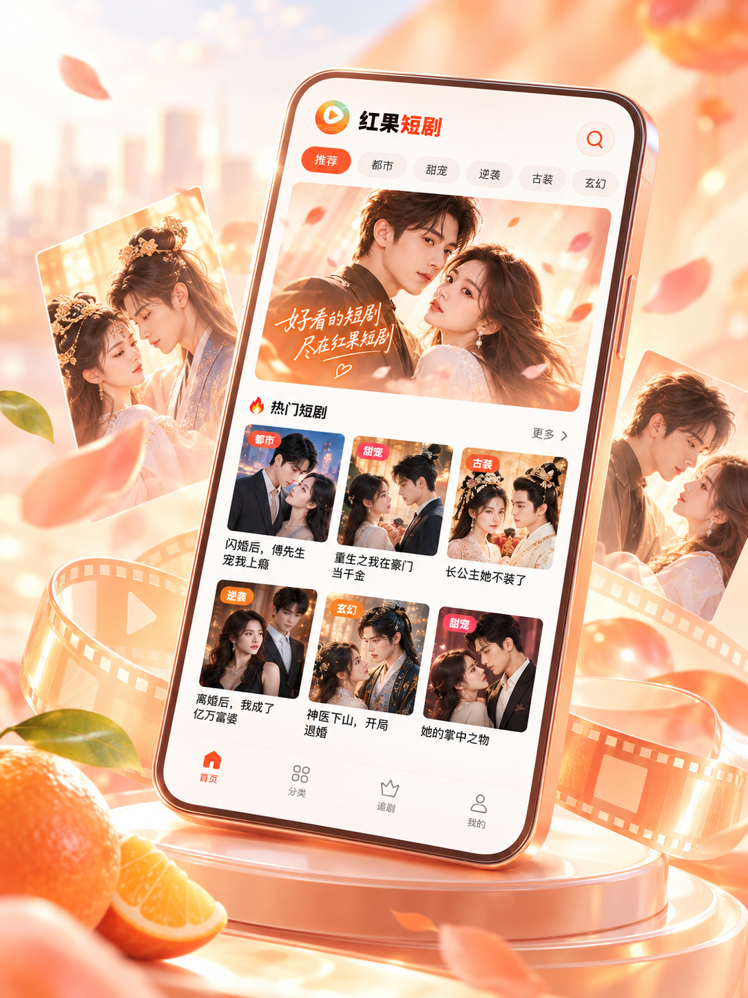 红果短剧APP移动浏览界面